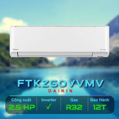 Máy lạnh Daikin Inverter 2.5HP FTKZ60VVMV