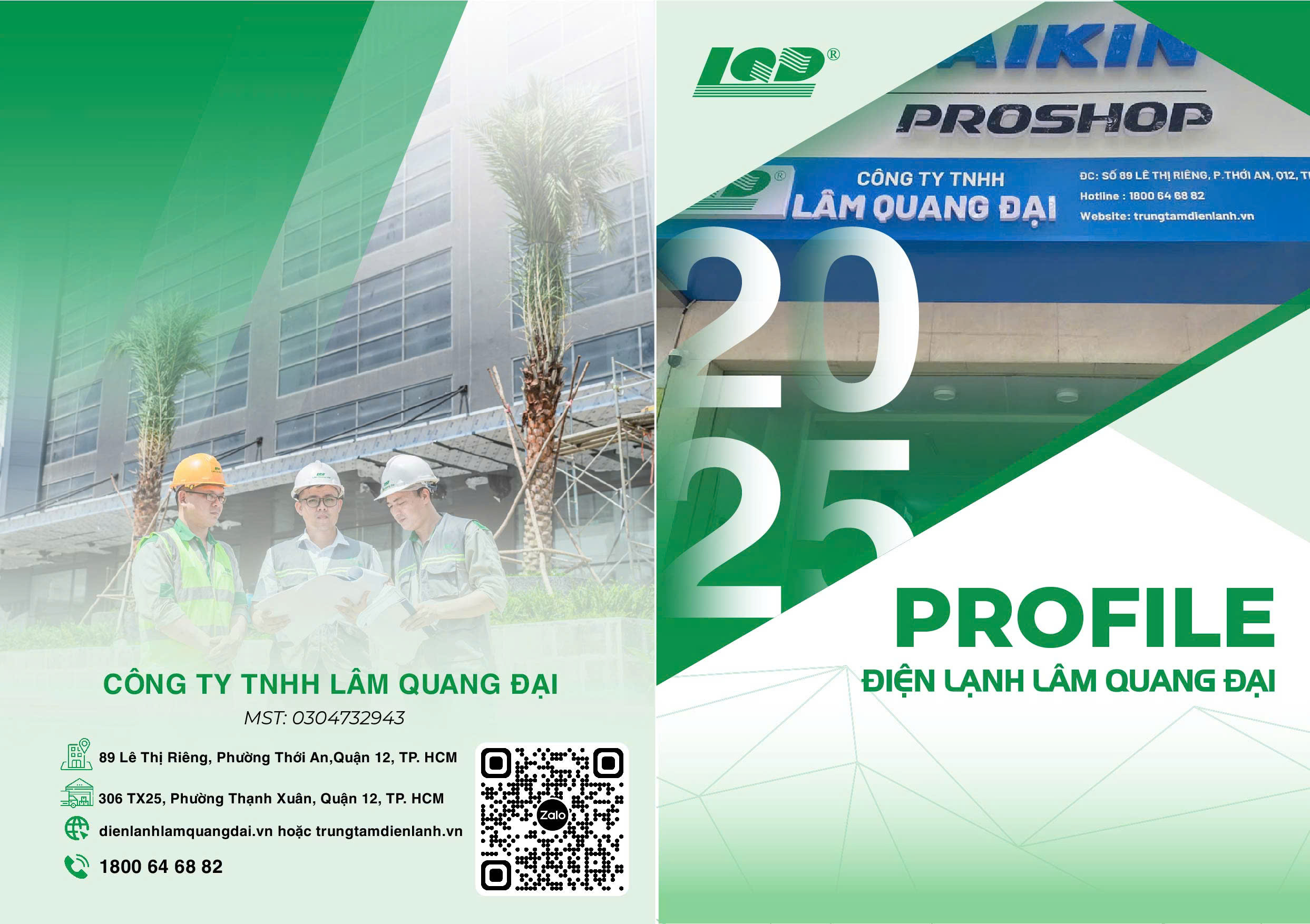 GIỚI THIỆU NĂNG LỰC NHÀ THẦU ĐIỆN LẠNH LÂM QUANG ĐẠI (COMPANY PROFILE)
