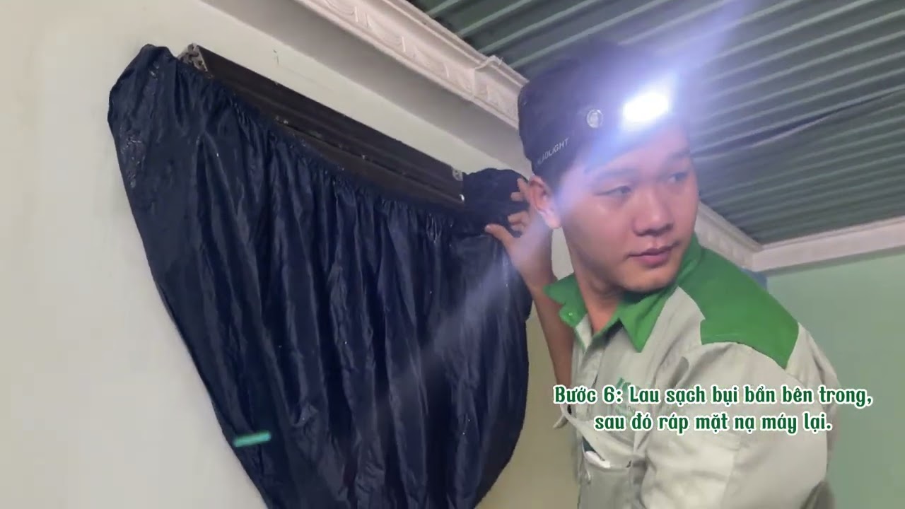 Dịch vụ vệ sinh máy lạnh treo tường Lâm Quang Đại chuyên nghiệp, uy tín
